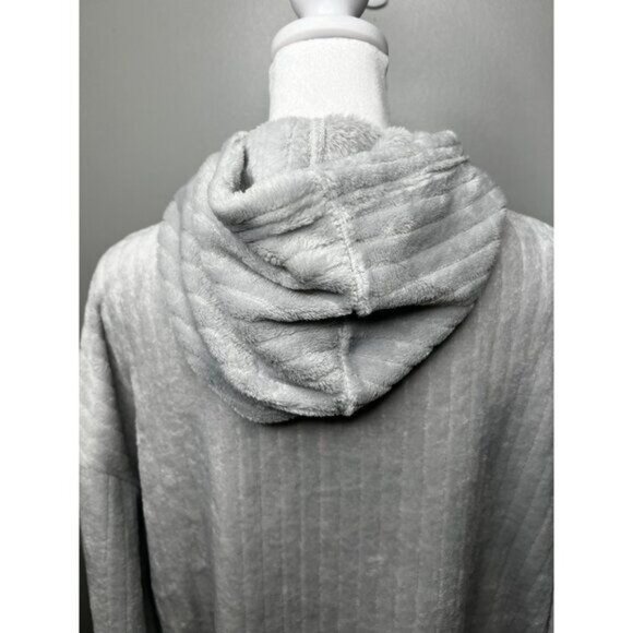 Life Rocks XL Gray Hooded Zip-Up Jacket With Headband Accessory - Picture 7 of 14